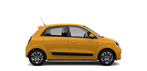 perspetiva lateral do renault twingo