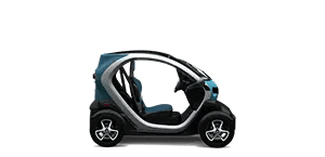 perspetiva lateral do renault twizy