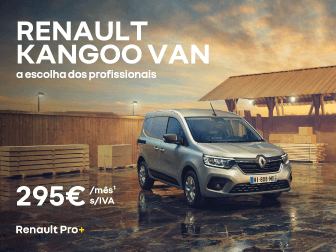 Renault Kangoo Van por 295€/mês sem IVA*