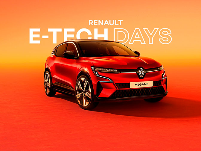 Renault E-TECH DAYS. Vantagens únicas até 15 de maio